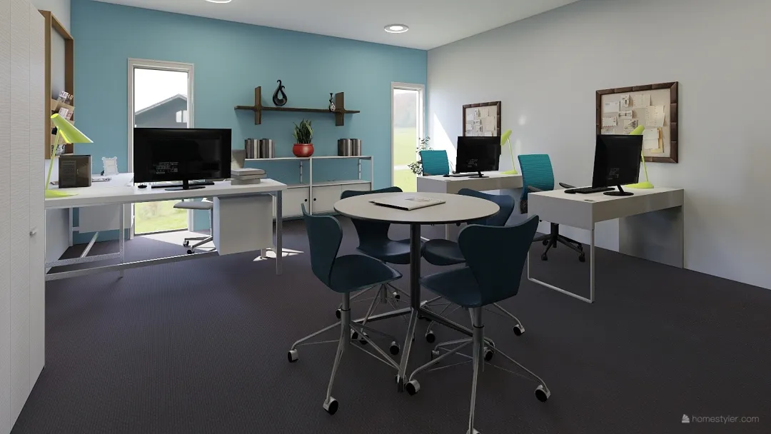 ComForCare Office 3d design renderings