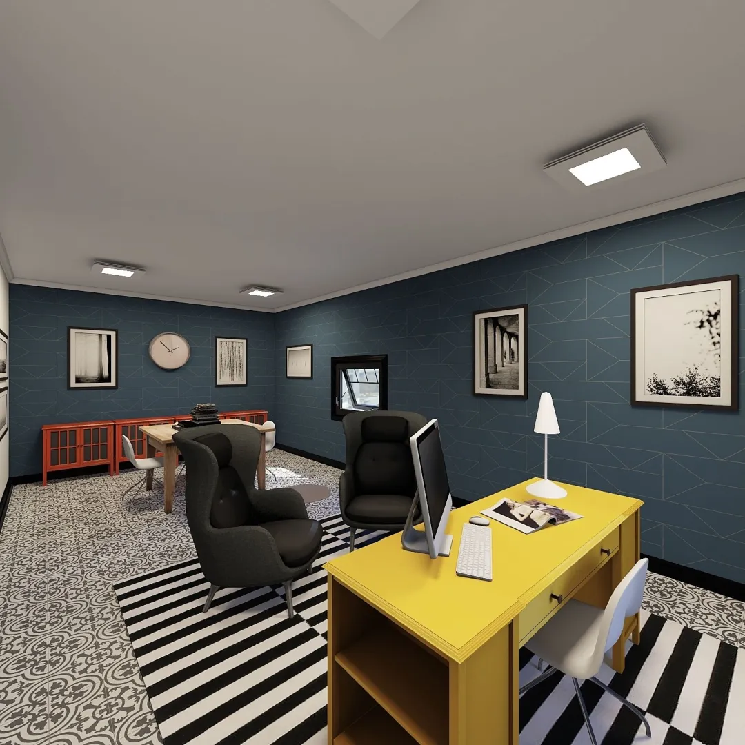 Office Moderne 3d design renderings