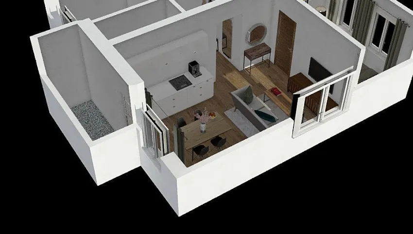 2 izbový byt Malacky 3d design picture 50.64