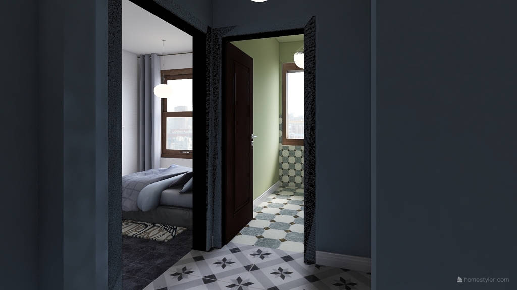 Pavimenti décor trasformano un bilocale anonimo 3d design renderings