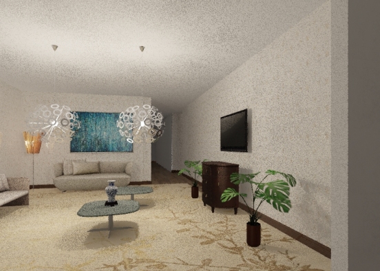 План комнаты гостинная Design Rendering