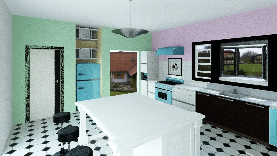 My Dream Kitchen 3d design renderings