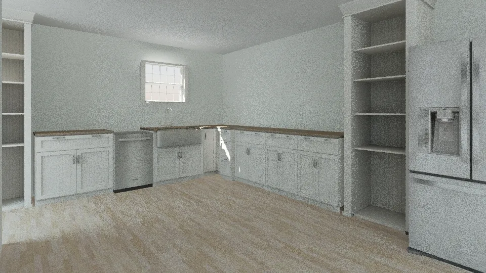 Kitchen No Stairs 3d design renderings