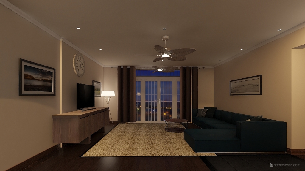 One Story Home 3d design renderings