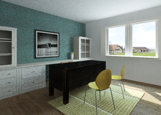 Living Room Addition Design Rendering