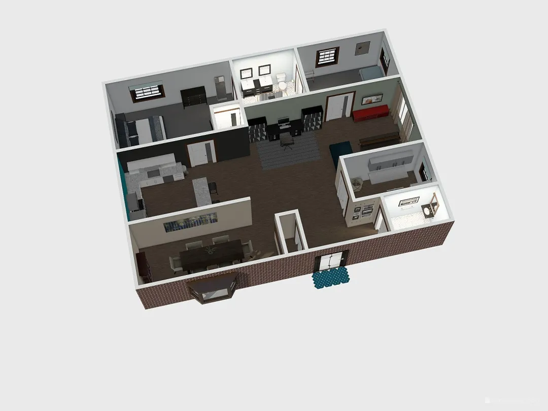 Sami's Home 3d design renderings