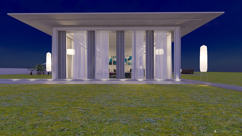 villa a giorno 3d design renderings