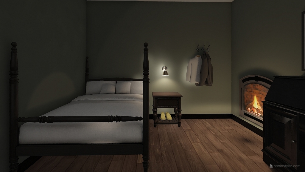 simple rooms 3d design renderings