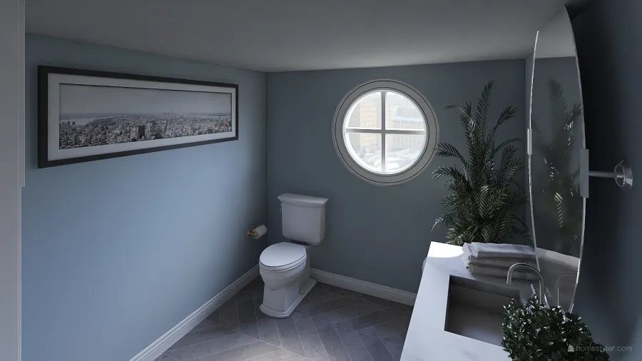 Loft-Style Home 3d design renderings