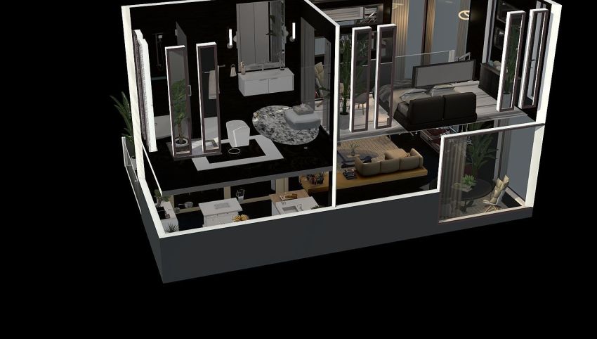 SkyHome Apartment 3d design picture 93.29