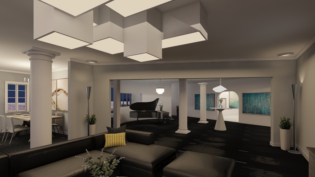 Mansion 3d design renderings