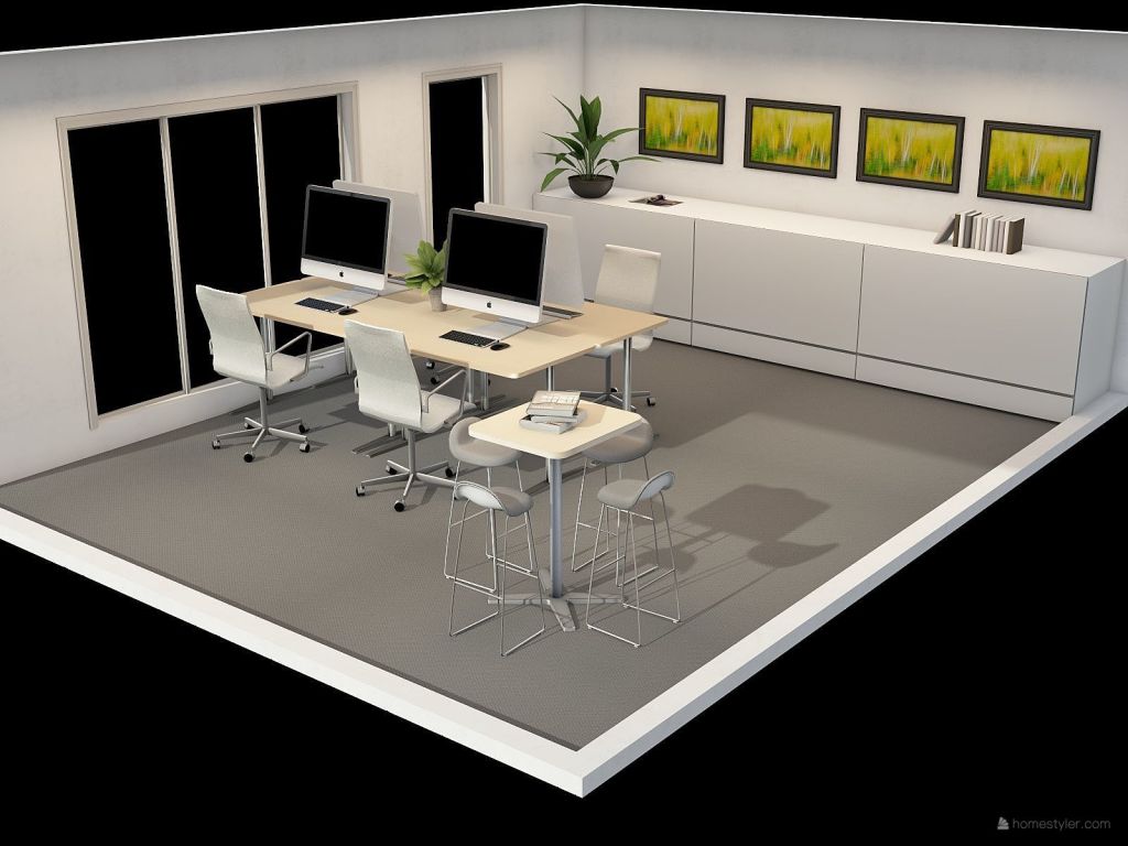 office marketing 3d design renderings