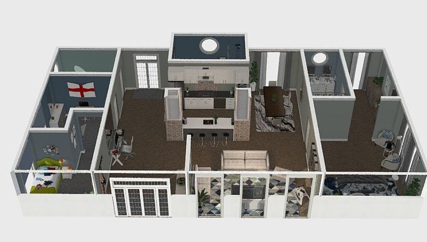 Large Family Home 3d design picture 212.95