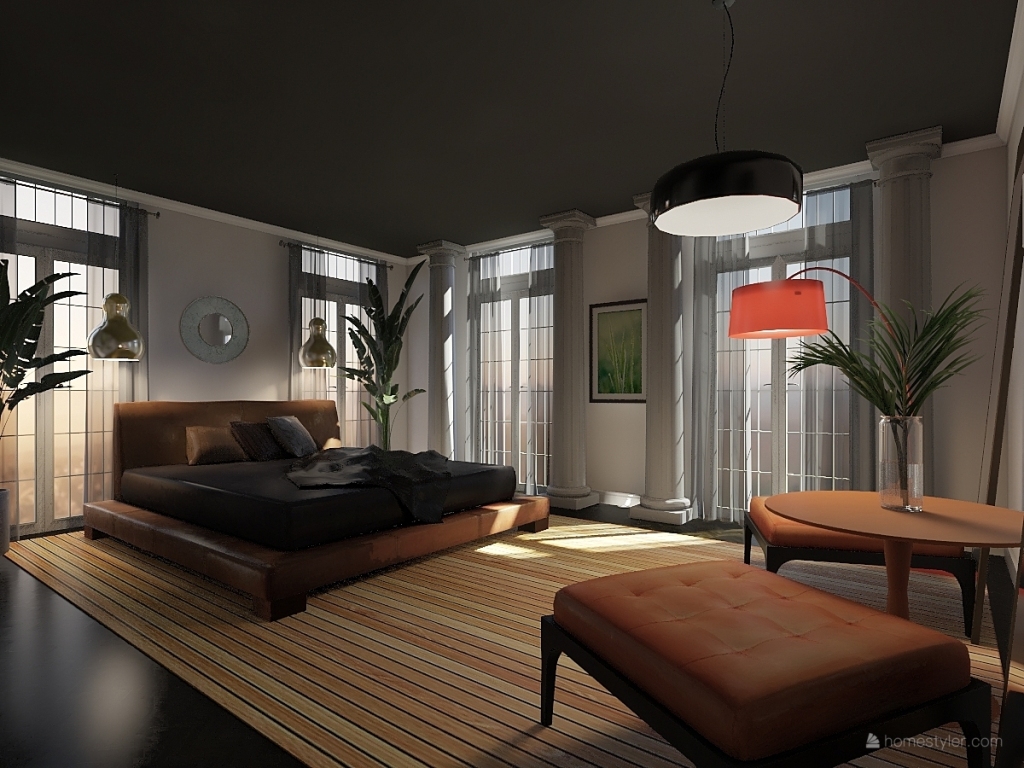 classical modern bungallow 3d design renderings