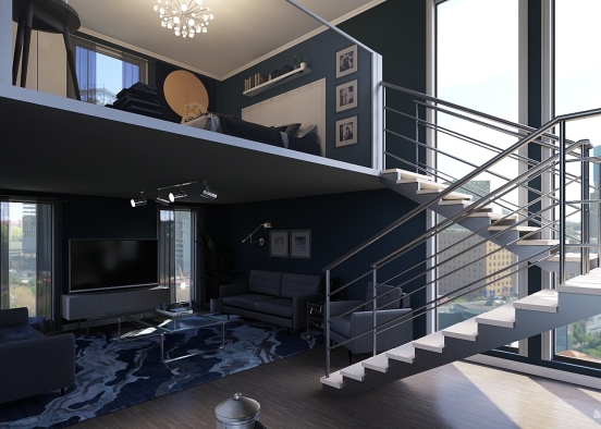 Loft Apartment  Design Rendering