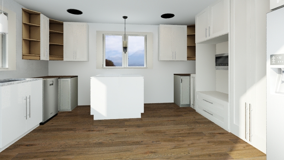 Lurecliff Kitchen 3d design renderings