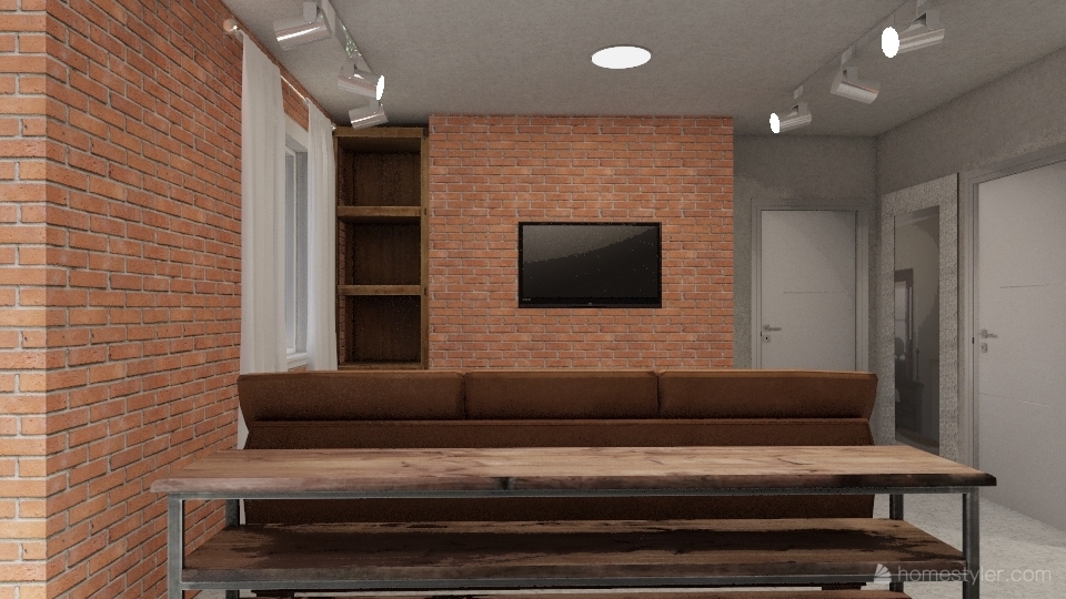 Apartamento Grande SP 3d design renderings