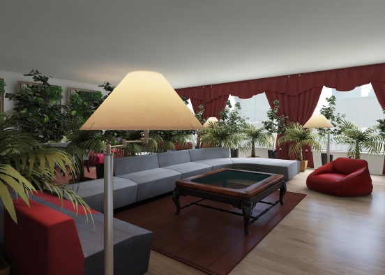 Luxury Highrise Apartment Design Rendering