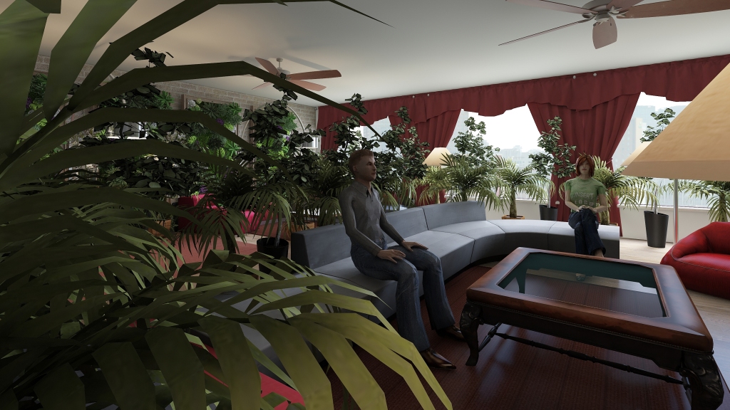 Luxury Highrise Apartment 3d design renderings
