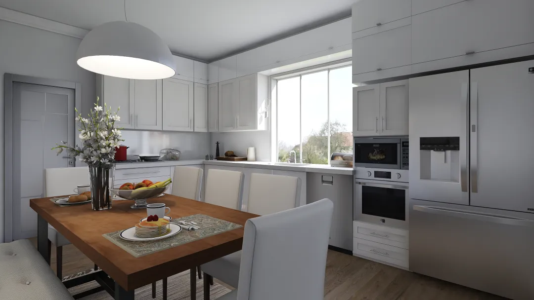 New kitchen 3d design renderings