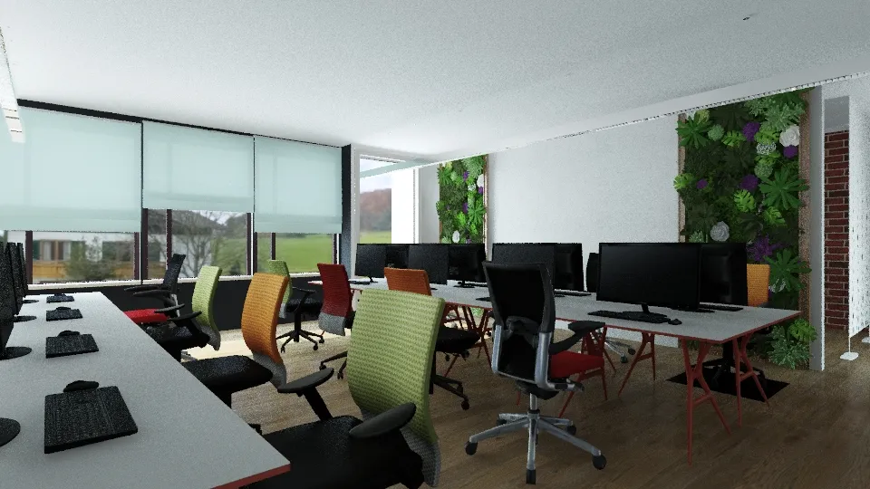 Aula unibas 3d design renderings