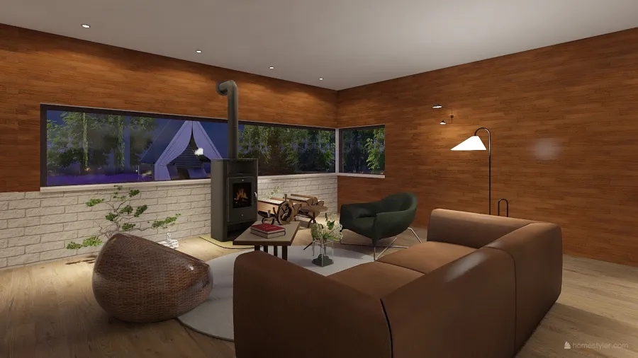 Forest House 3d design renderings