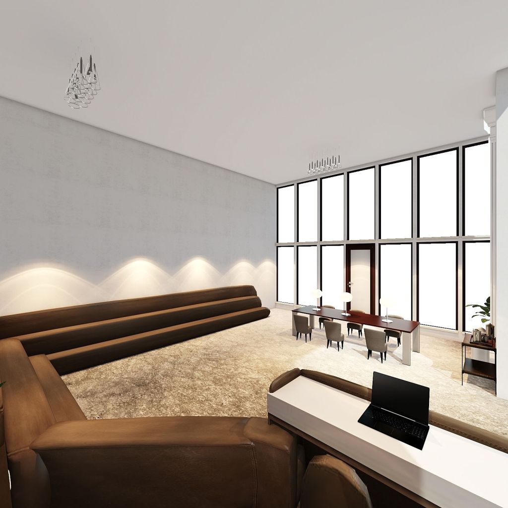 Eastside CENTRL Office Lobby 3d design renderings