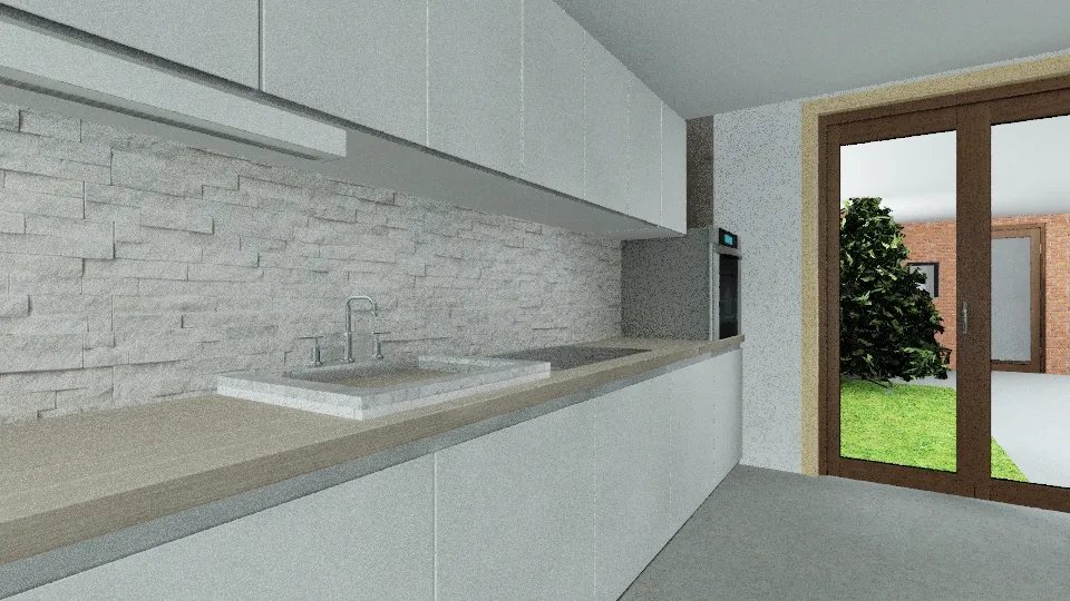 WoonKamer cucina01 3d design renderings