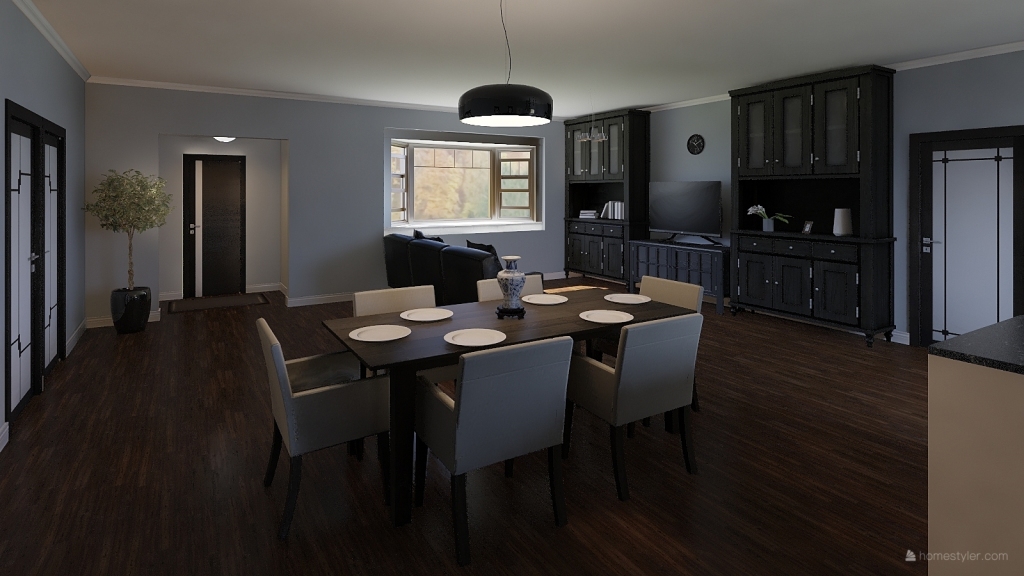 1150 square foot home (One floor) 3d design renderings