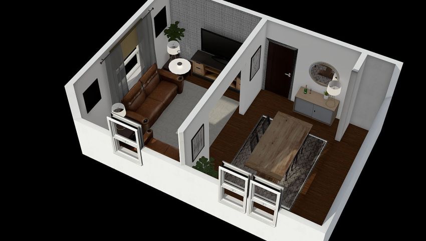Asif Living and Dining 3d design picture 33.22