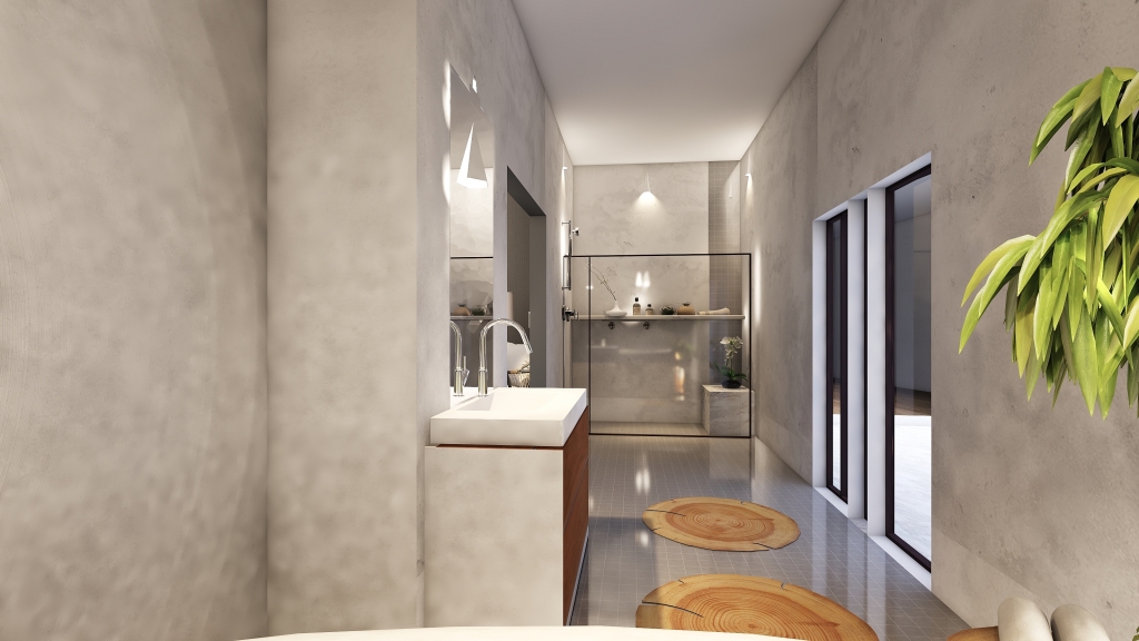 Modern Bohemian Homestyler Village Grey 3d design renderings
