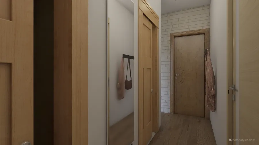 Double Dormitory Room 3d design renderings