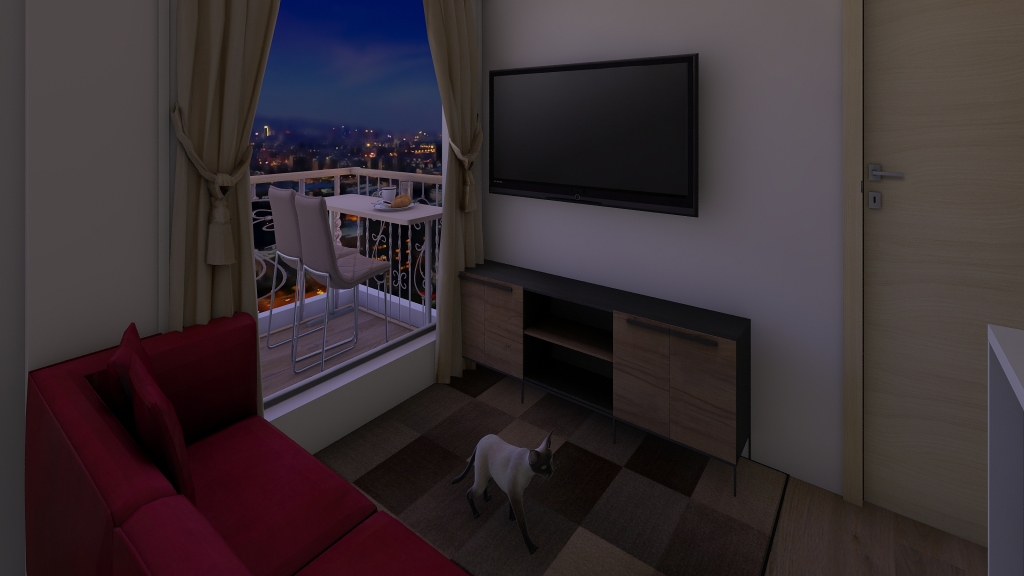 Apartamento 3d design renderings