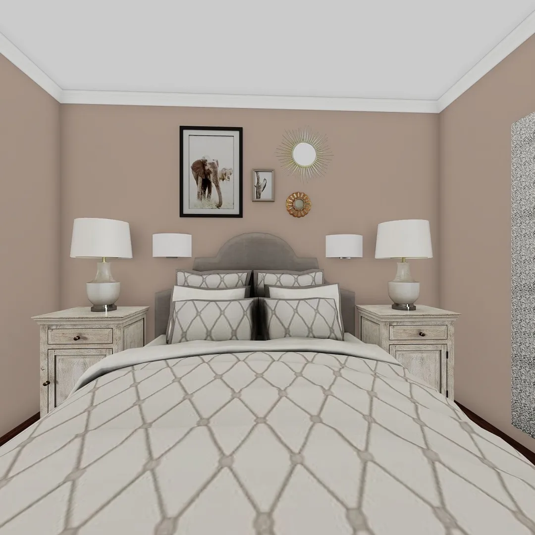 Guest Room 2 3d design renderings
