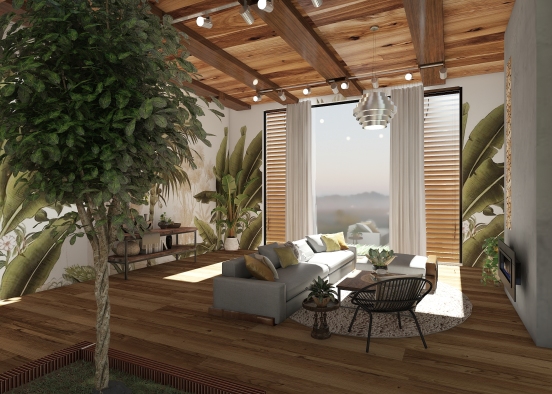 A tropical homestay Design Rendering