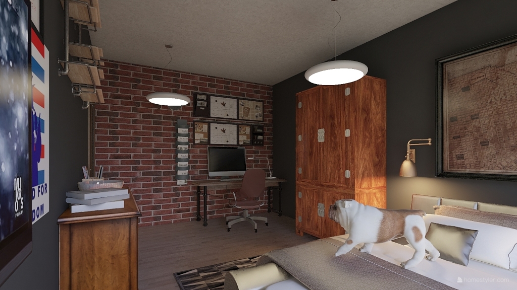 Vostnelez Apartment 3d design renderings