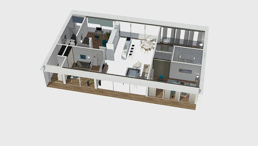 Concepthus 1 floor house in Denmark 3d design picture 2084.63