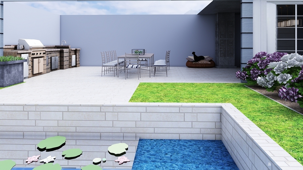 Outside Oasis 3d design renderings
