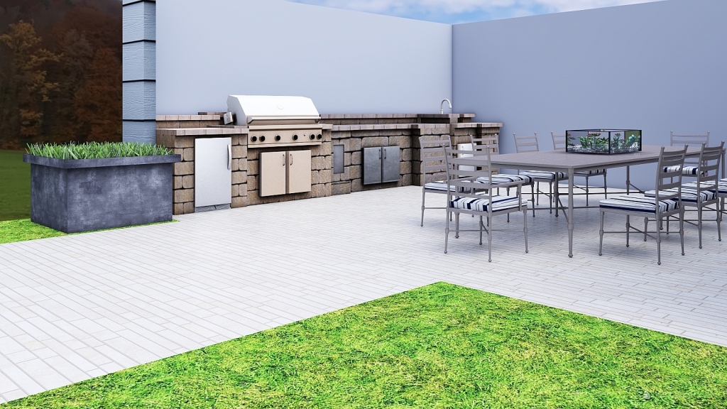 Outside Oasis 3d design renderings