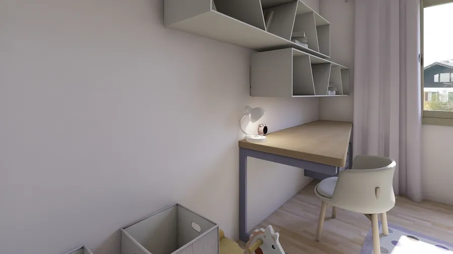 Detská izba 3d design renderings