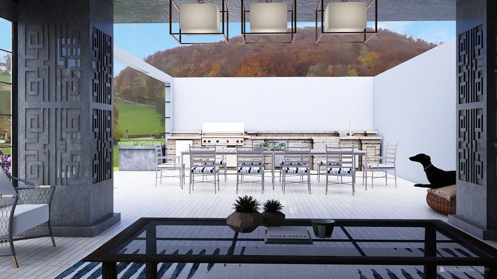 Outside Oasis 3d design renderings