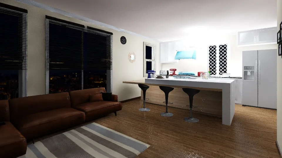 Small Apartment: 01 3d design renderings