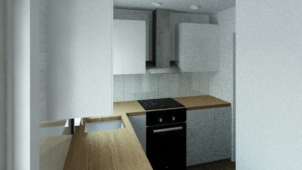 Existing kitchen 3d design renderings