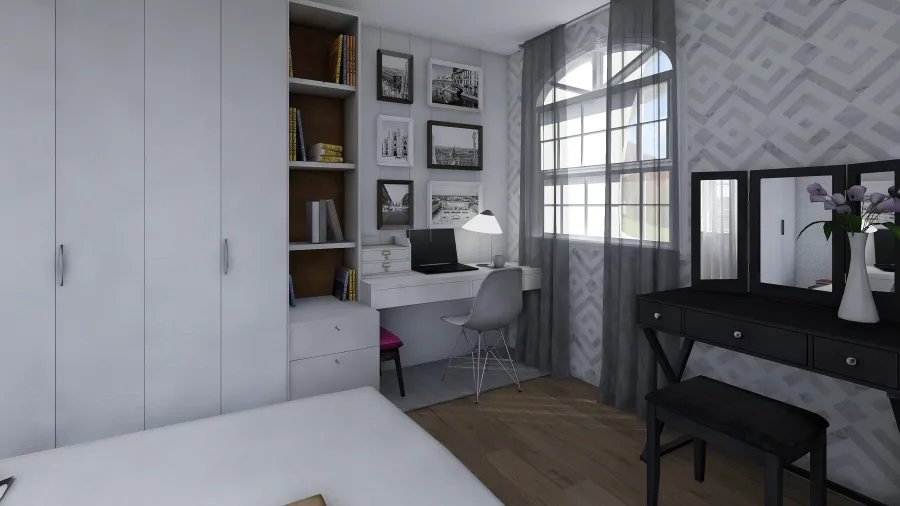 Room Glam 3d design renderings