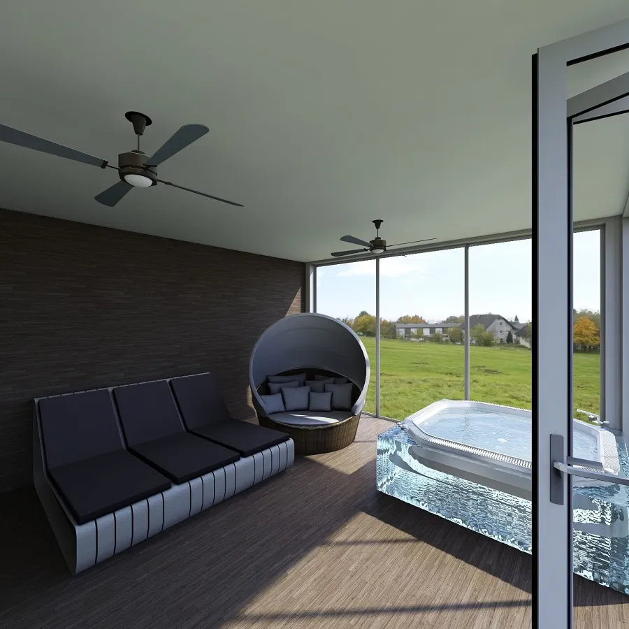 unique bungalow 3d design renderings