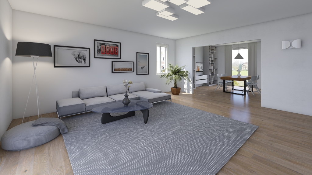 Villa a Buccinasco 3d design renderings