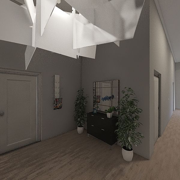casa 1 planta 3d design renderings