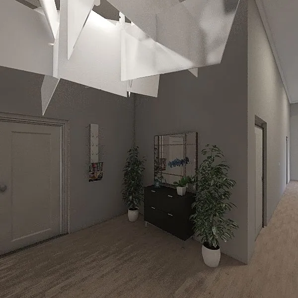 casa 1 planta 3d design renderings