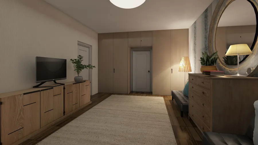 Living room for two women 3d design renderings