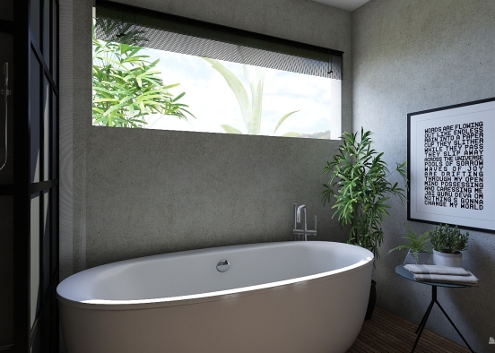 Contemporary Bathroom Design Rendering